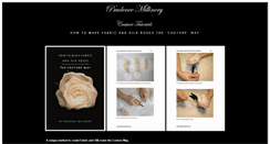 Desktop Screenshot of fabricflowers.prudencemillinery.com