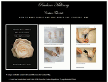 Tablet Screenshot of fabricflowers.prudencemillinery.com