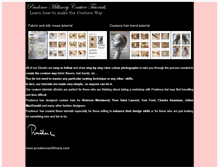 Tablet Screenshot of couturetutorials.prudencemillinery.com